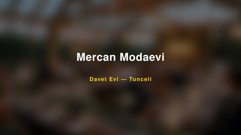 Mercan Modaevi Fiyatları ve Paket Seçenekleri — 1
